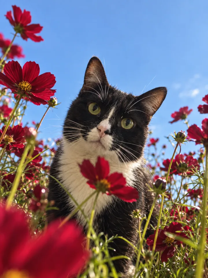Result · Tuxedo cat